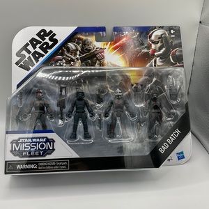STAR WARS Mission Fleet Clone Commando Clash figure set